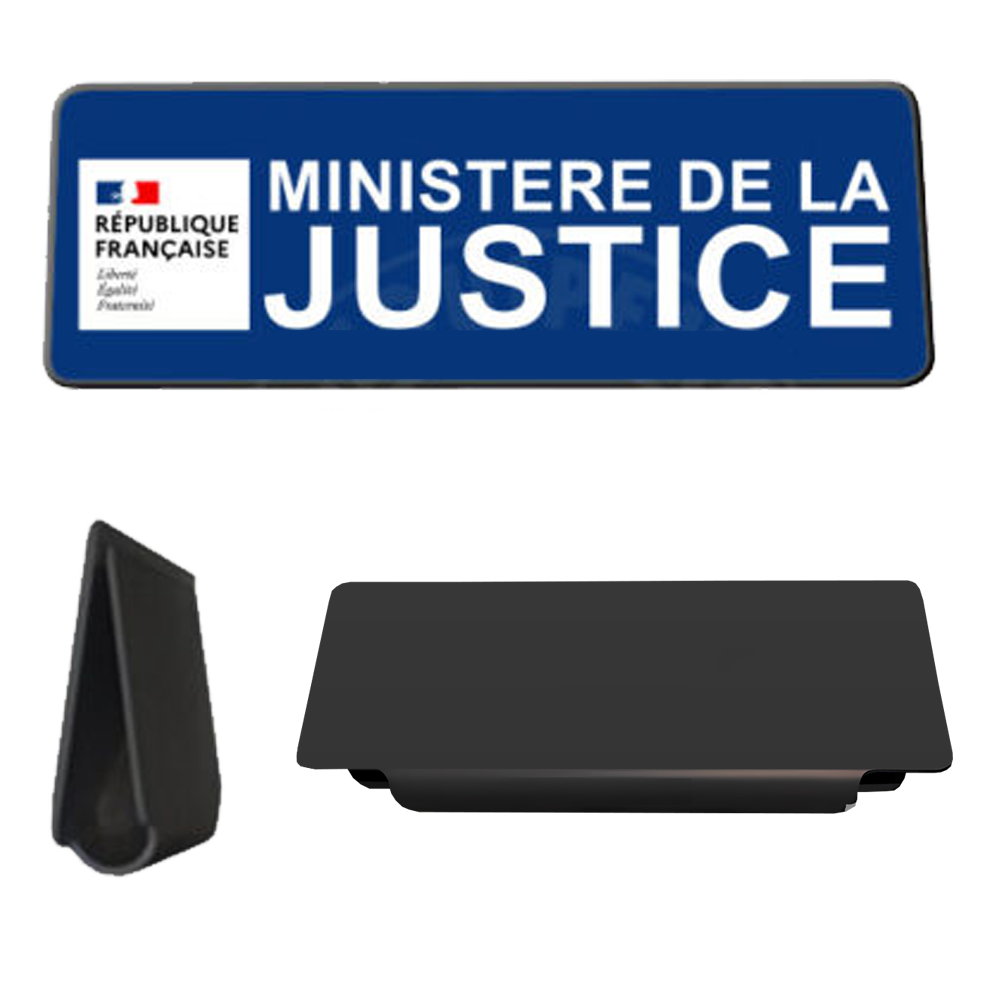 Clip rétro-réfléchissant Ministère de la justice