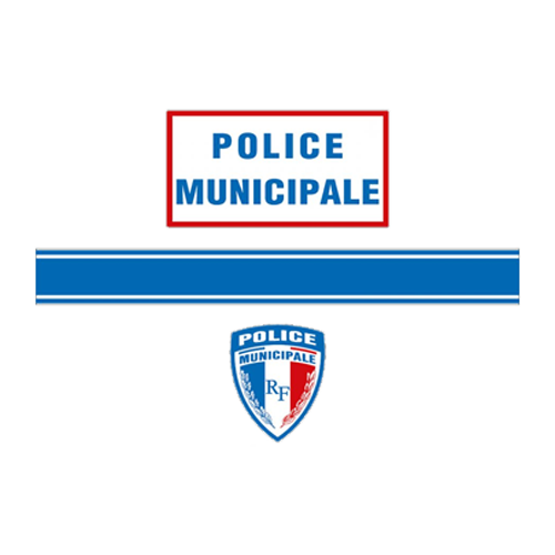 Sérigraphie Police municipale pour 2 roues