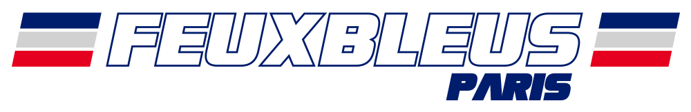 logo Feux Bleus Contour Couleurs